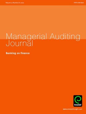 cover image of Managerial Auditing Journal, Volume 17, Issue 8